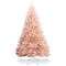 Costway 6ft/7ft Pink Christmas Tree Hinged Full Fir Tree Metal Season